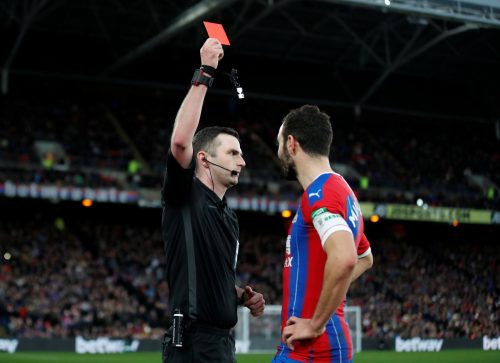Arsenal: Fans elated after Luka Milivojevic gets sent off for Crystal Palace