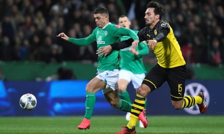 Rashica in action vs Dortmund