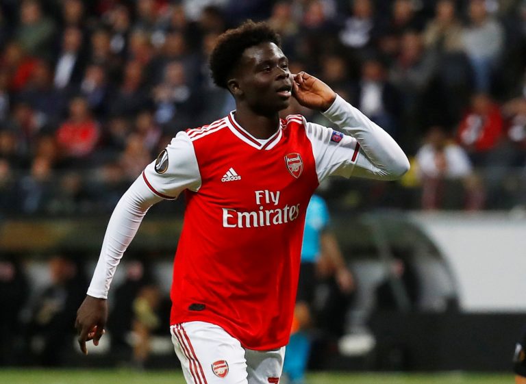 Arsenal's Bukayo Saka