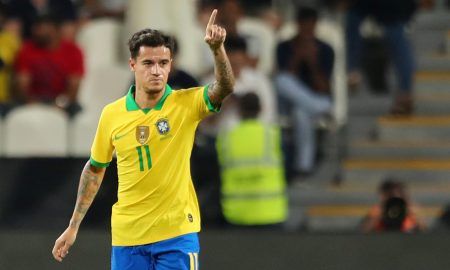 Coutinho with Brazil
