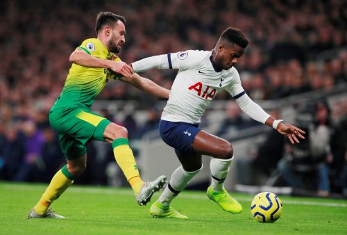 Ryan Sessegnon battling for the ball