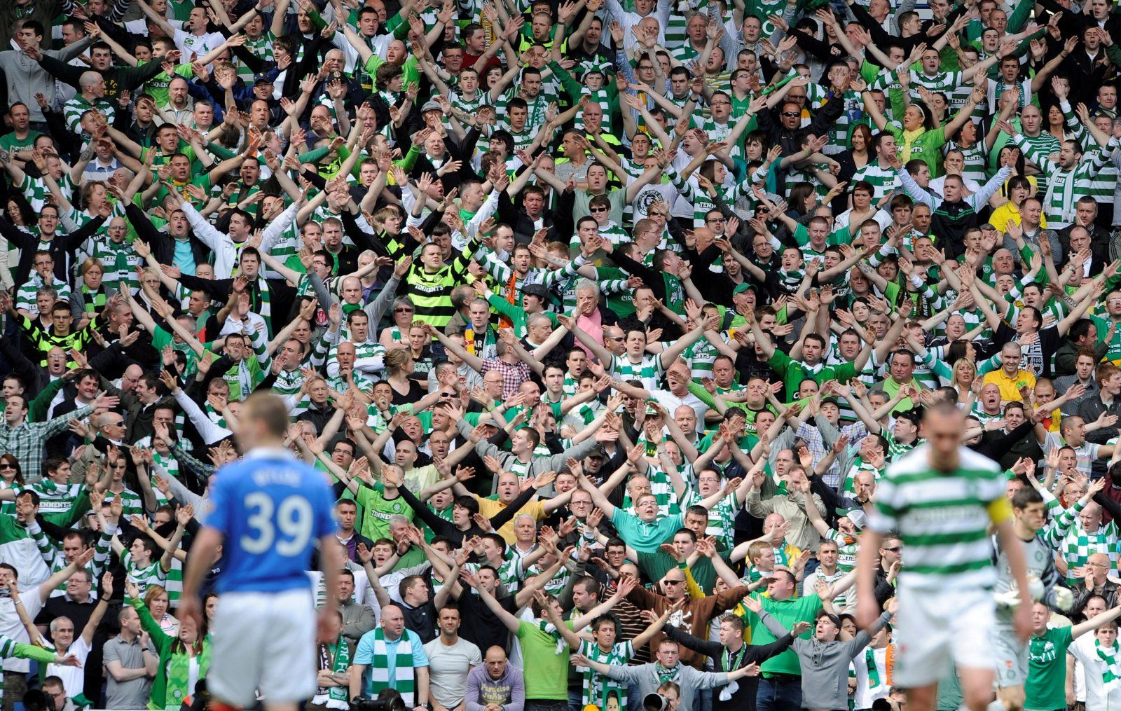Celtic: Fans celebrate invincible treble secured three years ago