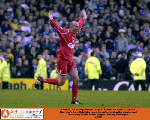 Gary McAllister Liverpool Everton