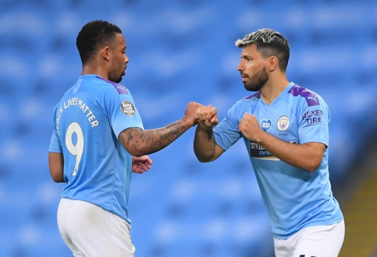 Gabriel Jesus Sergio Aguero Man City