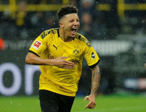 jadon-sancho-celebrates-for-dortmund