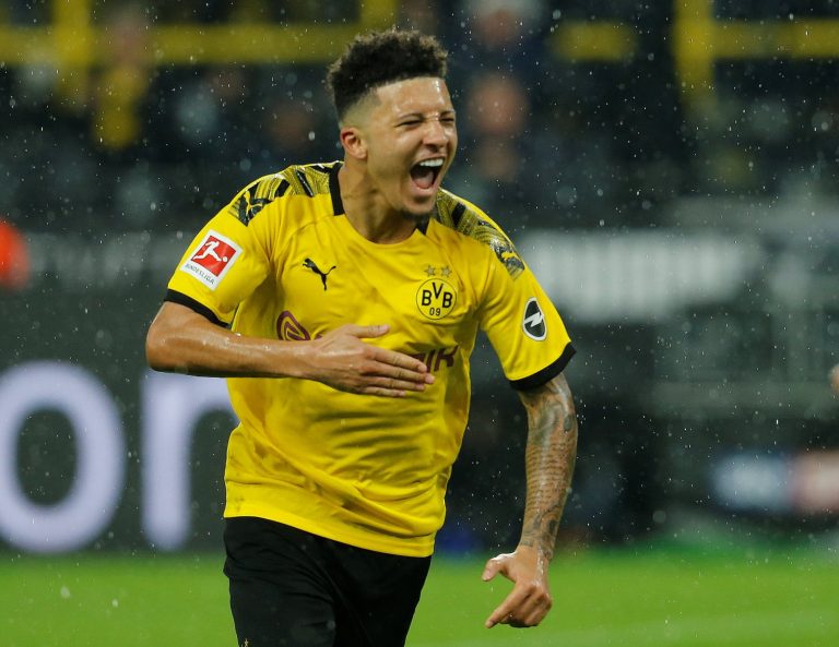 jadon-sancho-celebrates-for-dortmund