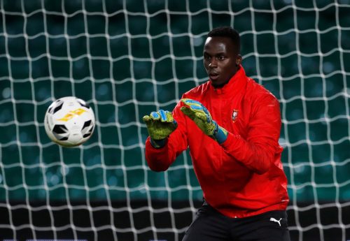 edouard-mendy-in-training-for-rennes