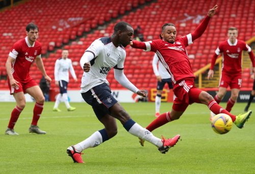 Glen Kamara in action vs Aberdeen