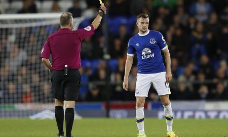 tom-cleverley-receives-a-yellow-card
