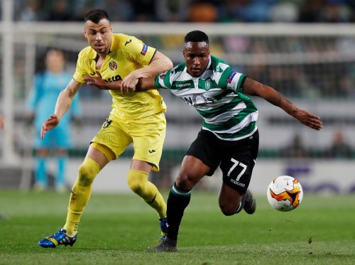 spurs target jovane cabral in action for sporting lisbon