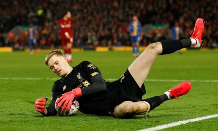 Liverpool's-Caoimhin-Kelleher-in-action