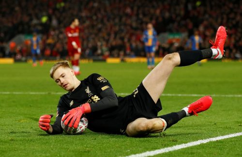 Liverpool's-Caoimhin-Kelleher-in-action