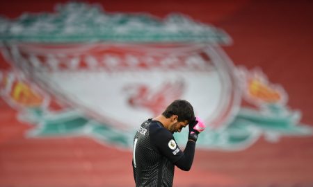 Liverpool's-Alisson-reacts