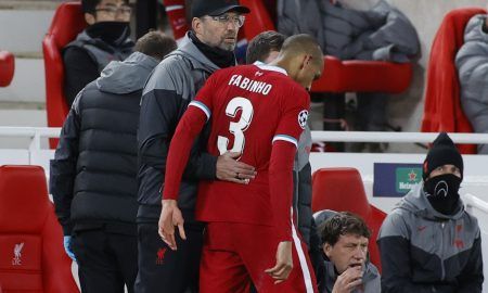 Liverpool's-Fabinho-with-manager-Jurgen-Klopp