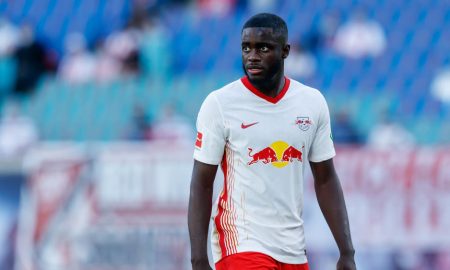 RB-Leipzig's-Dayot-Upamecano-reacts
