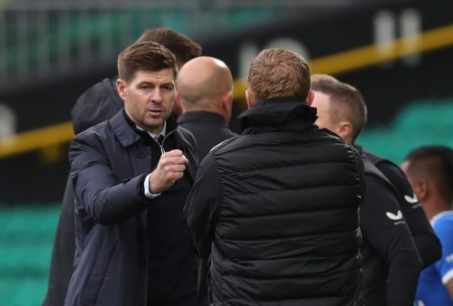 steven-gerrard-fist-bumps-neil-lennon