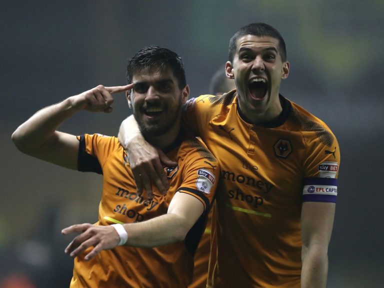 Wolves-Ruben-Neves-celebrates-with-Conor-Coady