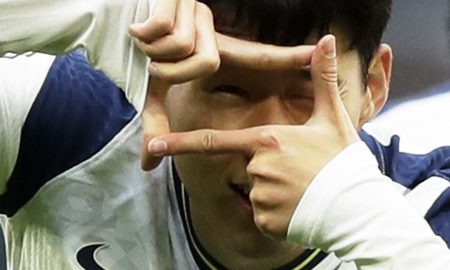 heung-min-son-celebrates-scoring-for-spurs-as-club-look-to-tie-up-deal