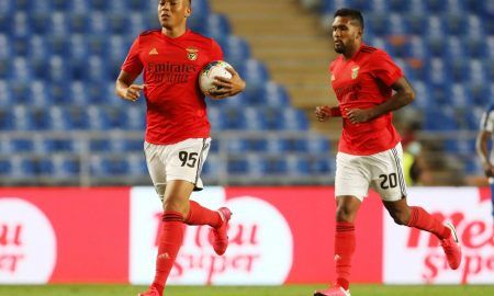 new spurs signing carlos vinicius scores for benfica against fc porto