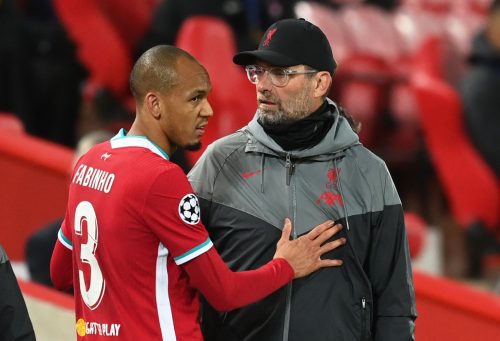 Liverpools-Fabinho-with-manager-Jurgen-Klopp