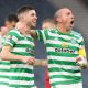 Celtic's-Ryan-Christie-celebrates-scoring-their-first-goal-with-teammate-Scott-Brown