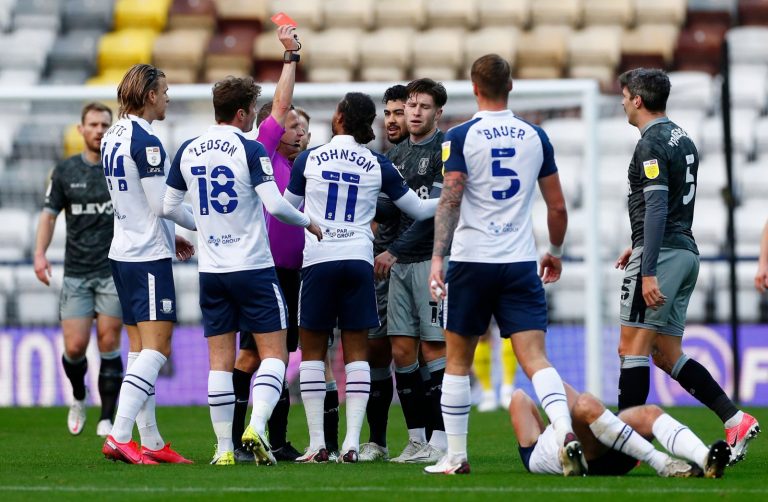 Sheffield-Wednesdays-Josh-Windass-is-shown-a-red-card