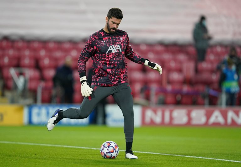 Liverpool: Fans delighted to see Alisson back in full training