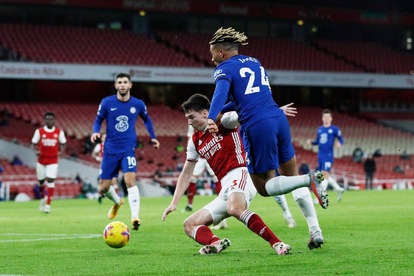 Arsenal: Mark Halsey discusses Reece James’ foul on Kieran Tierney - Arsenal
