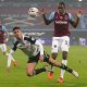 issa diop in action for west ham against fulham