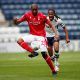 nottingham forests samba sow in action against preston north end