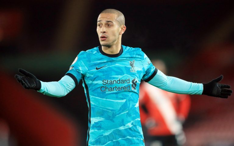Liverpool: Thiago must start against Manchester United