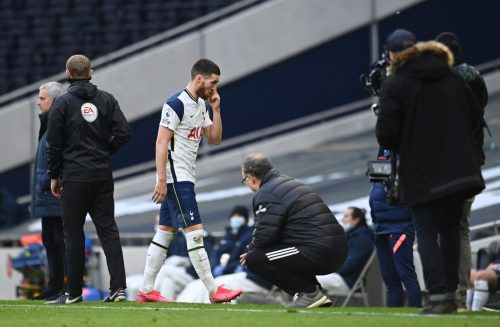 matt doherty sent off against leeds united for spurs