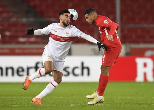 spurs target nicolas gonzalez in action for stuttgart