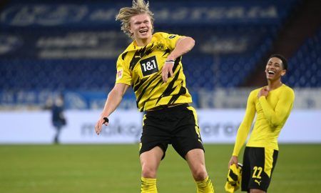 Borussia-Dortmund's-Erling-Braut-Haaland
