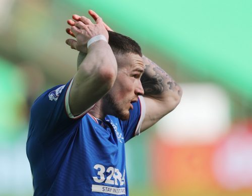 ryan-kent-with-his head-on-his-hands-vs-celtic