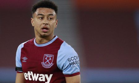 west ham star jesse lingard in action