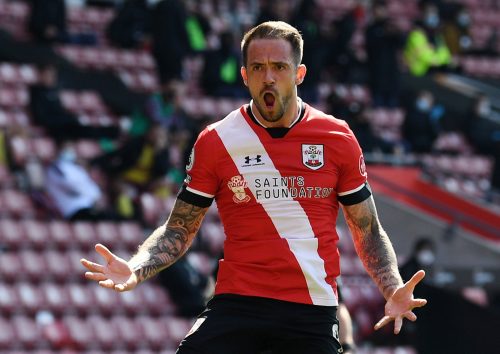 Danny Ings celebrates scoring for Southampton