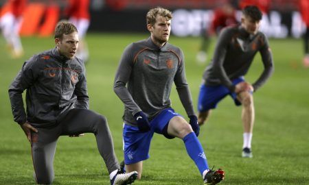 filip-helander-warms-up-with-rangers