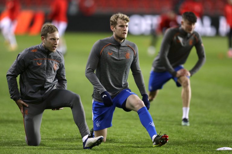 Rangers: Jordan Campbell reacts to Filip Helander injury