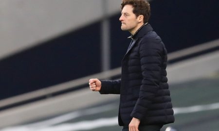 Ryan Mason on the touchline for Tottenham