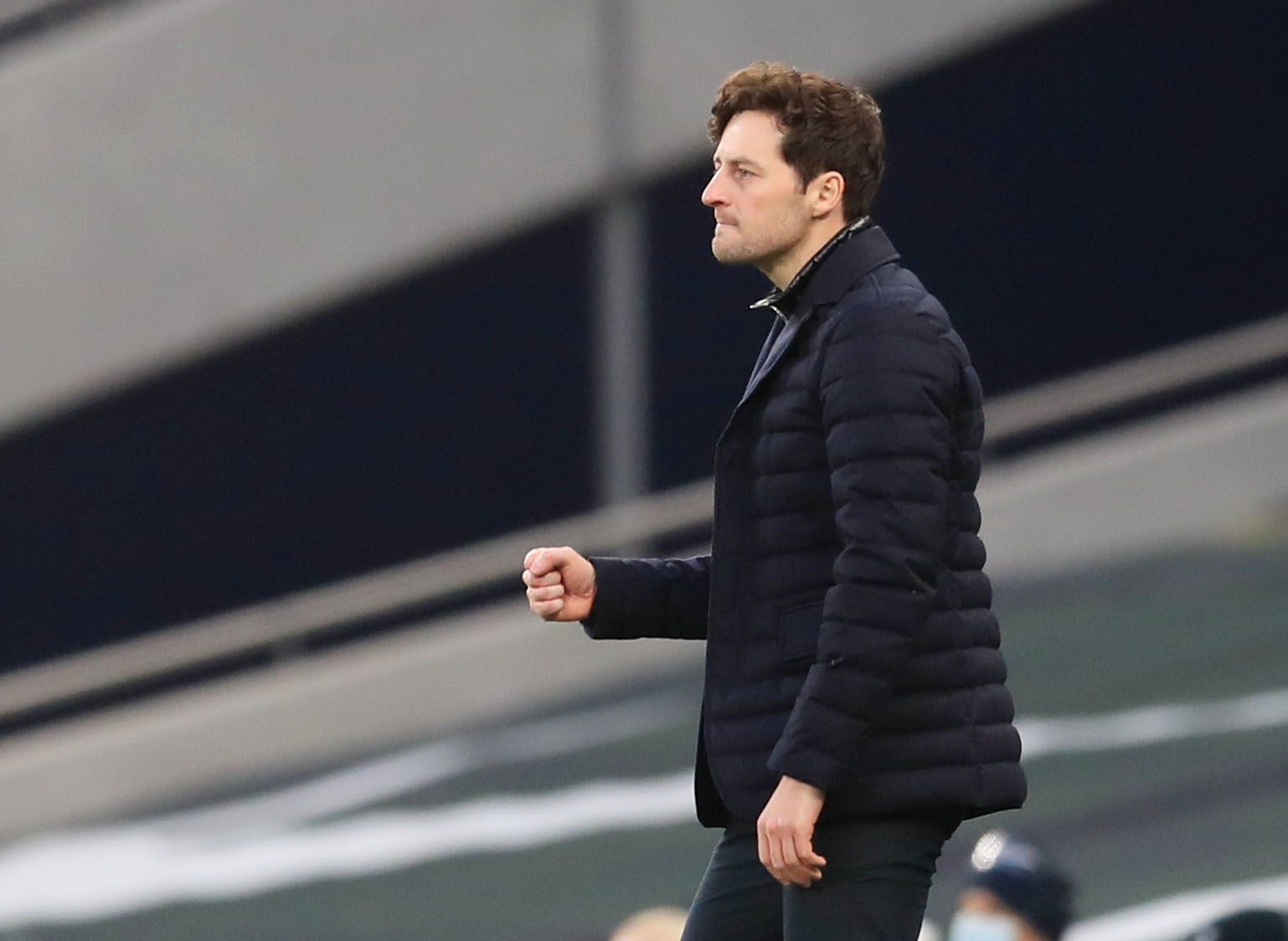 Ryan Mason on the touchline for Tottenham