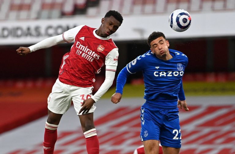 arsenal forward eddie nketiah.