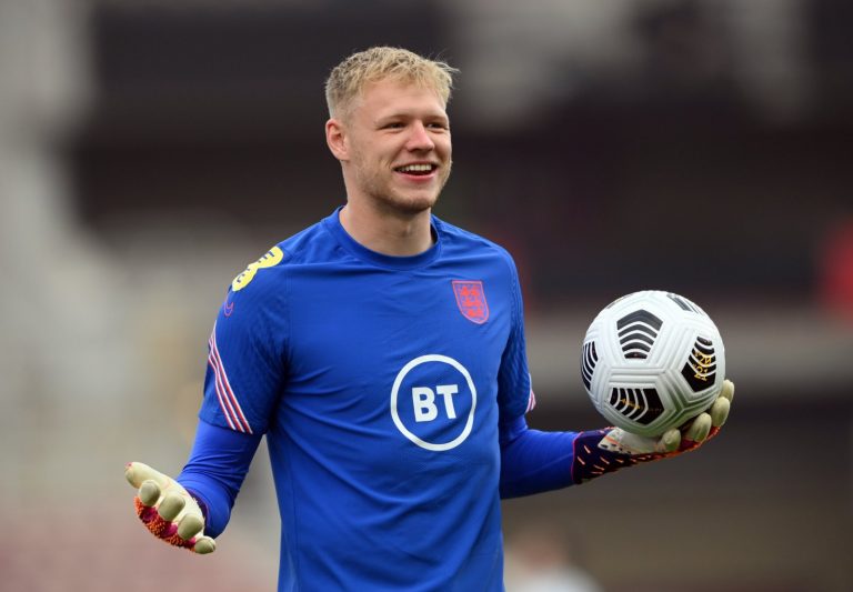 sheffield united keeper aaron ramsdale with england.