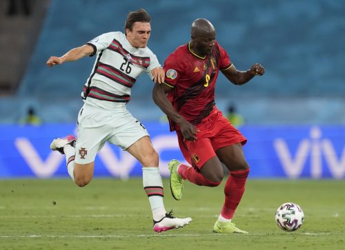 joao palhinha in action for portugal