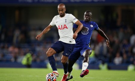 Lucas Moura holds off Malang Sarr