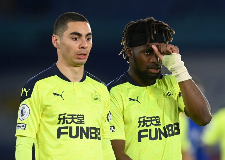 Newcastle United: Allan Saint-Maximin, Emil Krafth and Miguel Almiron struggle