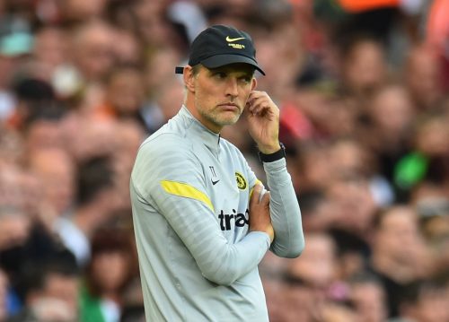 Thomas Tuchel on the touchline for Chelsea