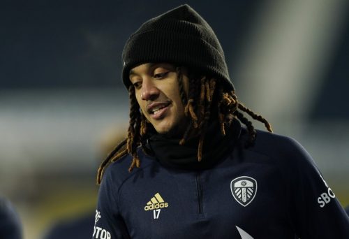 Heldar Costa warming up for Leeds United