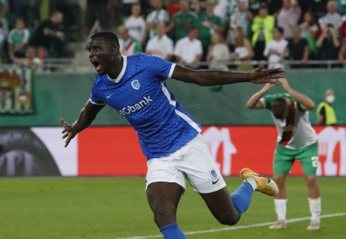 Paul Onuachu in action for Genk