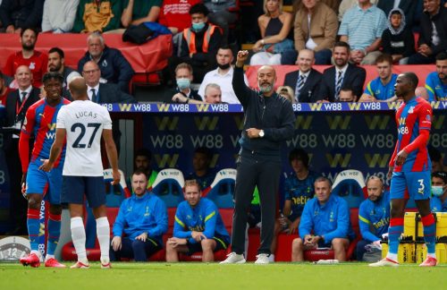 Nuno Espirito Santo in Tottenham Hotspur dug-out